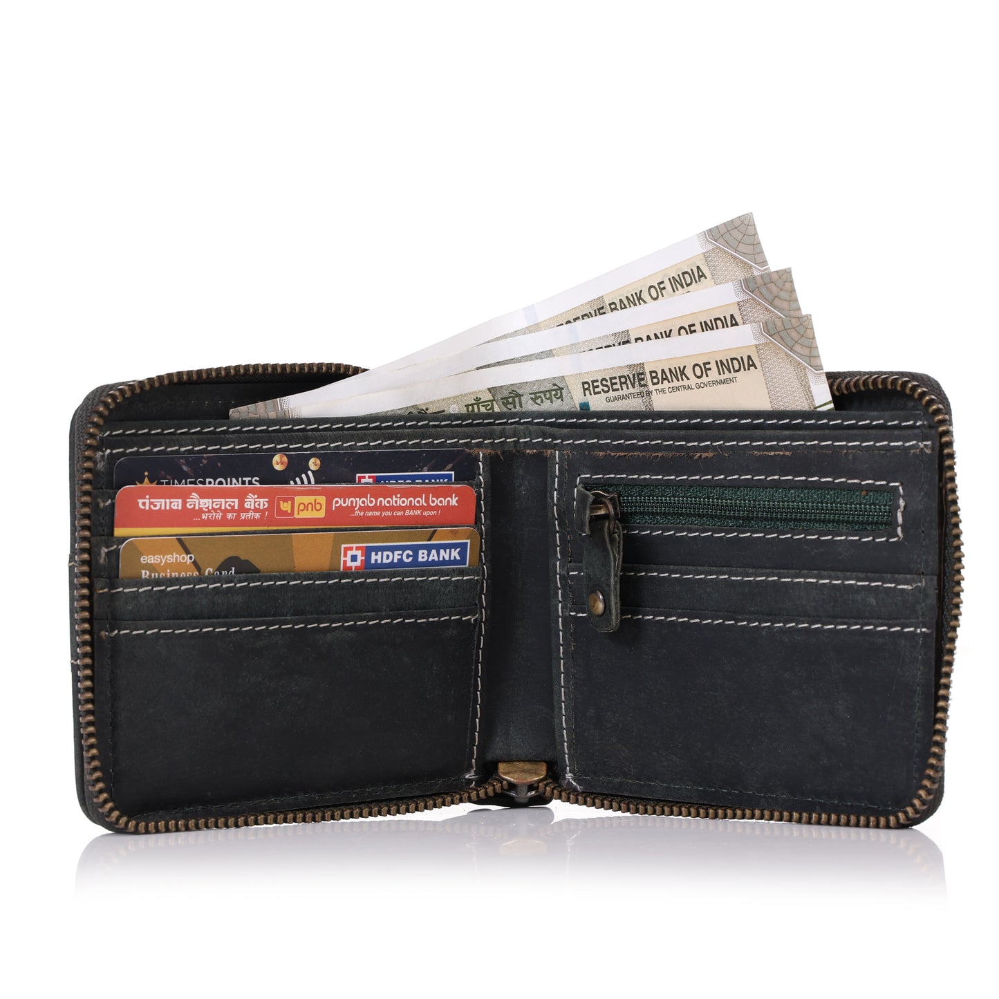 black wallet